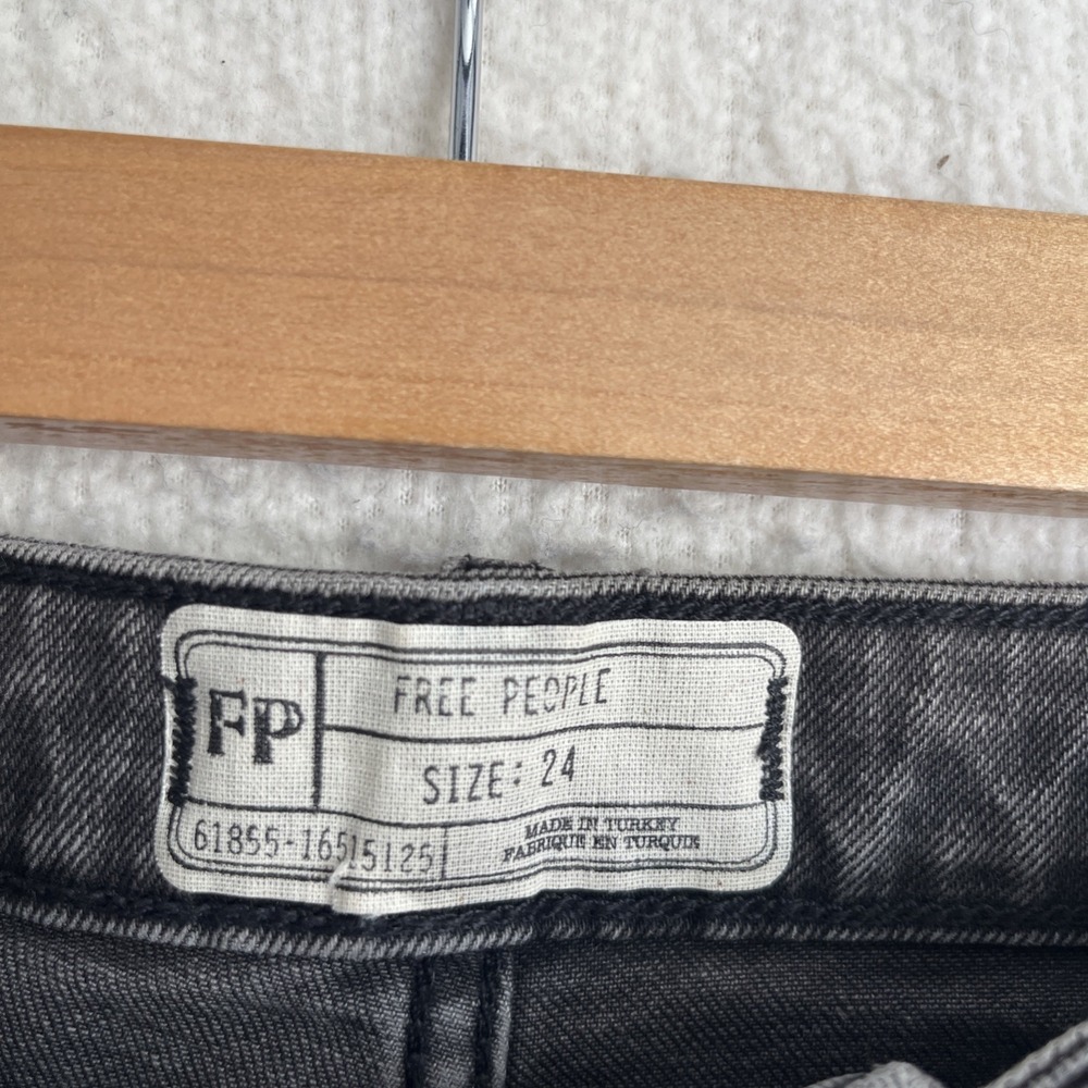 free people jeans Size‎ 24 Black - Picture 2 of 7